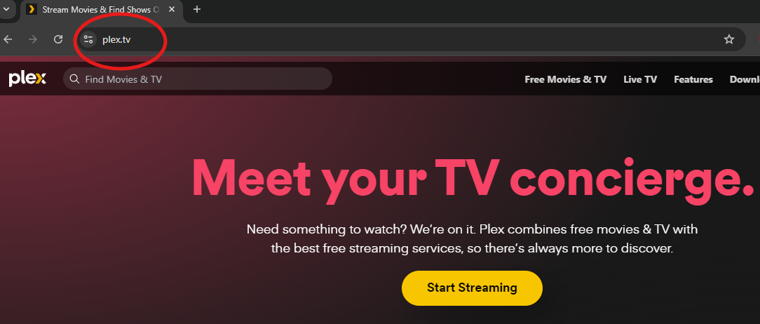 Plex Website